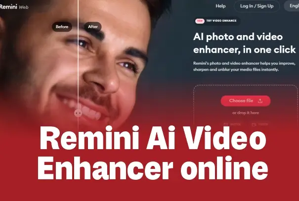 Remini Ai video enhancer online free