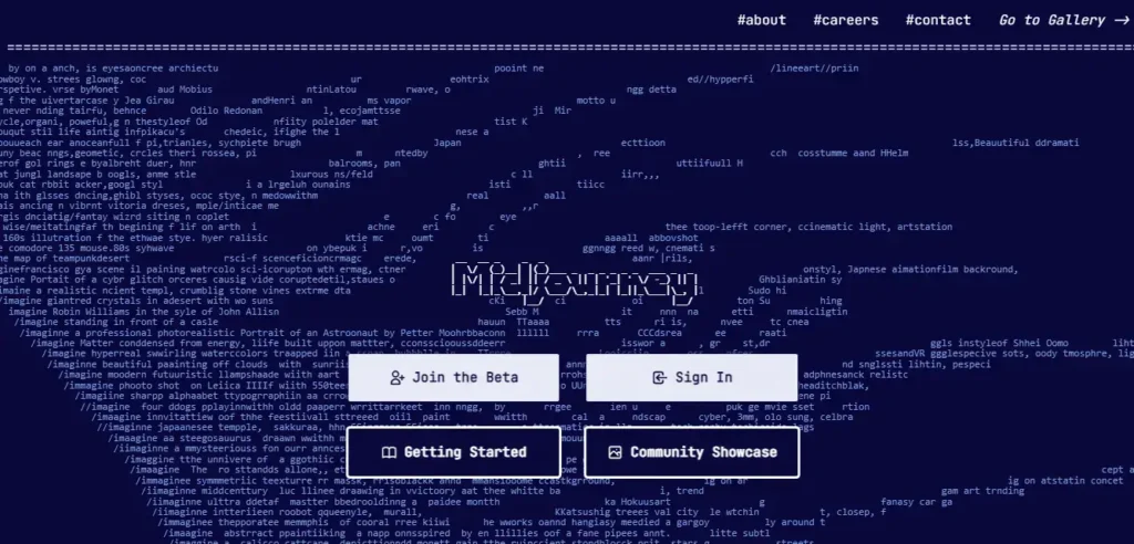 midjourney is ai image generation website, text to image for free online 